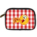 pizza Emoji  Digital Camera Leather Case