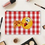 pizza Emoji  Cosmetic Bag (Large)