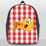 pizza Emoji  School Bag (Large)