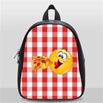 pizza Emoji  School Bag (Small)