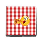 pizza Emoji  Memory Card Reader (Square)