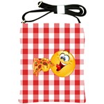 pizza Emoji  Shoulder Sling Bag