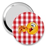 pizza Emoji  3  Handbag Mirror