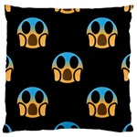 scream Emojis Large Cushion Case (One Side)