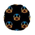 scream Emojis Standard 15  Premium Round Cushion 