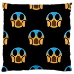 scream Emojis Large Flano Cushion Case (One Side)