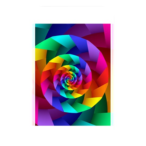 Psychedelic Rainbow Spiral  Memory Card Reader (Rectangular) from ArtsNow.com Front