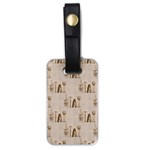 mens barber Luggage Tag (one side)