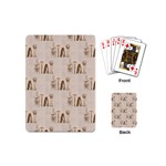 mens barber Playing Cards (Mini)