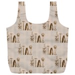 mens barber Full Print Recycle Bag (XL)