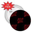 one hundred Emoji 2.25  Button (10 pack)