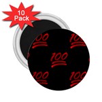 one hundred Emoji 2.25  Magnet (10 pack)