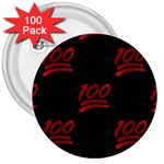 one hundred Emoji 3  Button (100 pack)