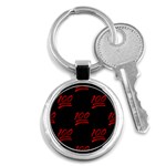 one hundred Emoji Key Chain (Round)