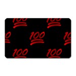 one hundred Emoji Magnet (Rectangular)