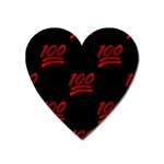 one hundred Emoji Magnet (Heart)