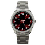 one hundred Emoji Sport Metal Watch