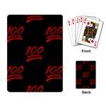 one hundred Emoji Playing Cards Single Design