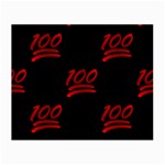 one hundred Emoji Small Glasses Cloth (2 Sides)