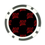 one hundred Emoji Poker Chip Card Guard