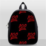 one hundred Emoji School Bag (Small)