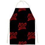 one hundred Emoji Full Print Apron