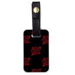 one hundred Emoji Luggage Tag (one side)