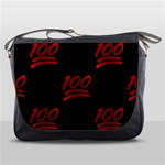 one hundred Emoji Messenger Bag