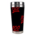 one hundred Emoji Stainless Steel Travel Tumbler