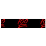 one hundred Emoji Flano Scarf (Small)