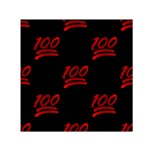 one hundred Emoji Small Satin Scarf (Square)