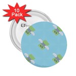 winged money Emoji  2.25  Button (10 pack)