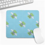 winged money Emoji  Large Mousepad