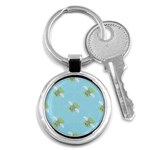 winged money Emoji  Key Chain (Round)