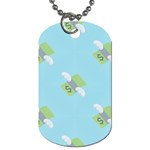 winged money Emoji  Dog Tag (Two Sides)