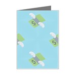 winged money Emoji  Mini Greeting Card