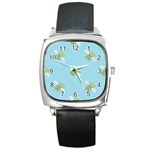 winged money Emoji  Square Metal Watch