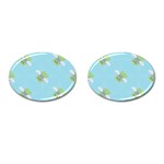 winged money Emoji  Cufflinks (Oval)