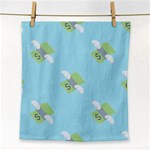 winged money Emoji  Face Towel