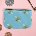 winged money Emoji  Mini Coin Purse