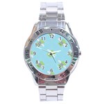 winged money Emoji  Stainless Steel Analogue Watch