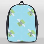 winged money Emoji  School Bag (XL)