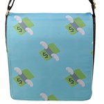 winged money Emoji  Flap Closure Messenger Bag (S)