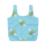 winged money Emoji  Full Print Recycle Bag (M)