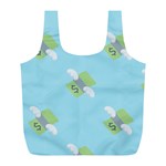 winged money Emoji  Full Print Recycle Bag (L)