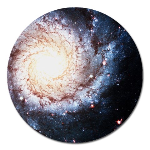 Colorful Cosmos Magnet 5  (Round) from ArtsNow.com Front