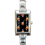 bloody Emoji Rectangle Italian Charm Watch