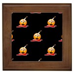 bloody Emoji Framed Tile