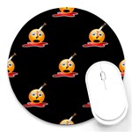 bloody Emoji Round Mousepad