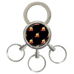 bloody Emoji 3-Ring Key Chain